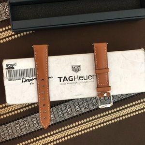 Tag Heur Brown Wristband